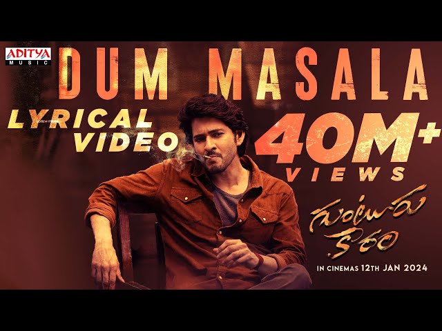 Dum Masala Song Lyrics -Guntur Kaarma